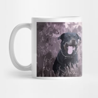 Rottweiler Digital Painting Mug